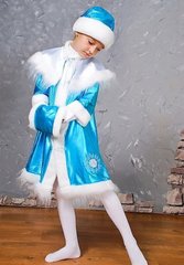 костюм Снегурочки голубой, 34 р, 200 грн