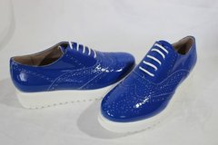 Туфли броги женские prodotto Italia 39 р 25.5 см Синий 0376
