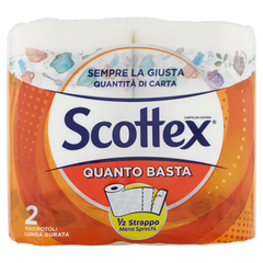 Рушники для кухні Scottex QUANTO BASTA 2 рулона
