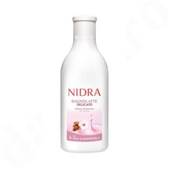Молочко для ванни та душу Nidra bagnolatte з мигдальним молочком 750 мл