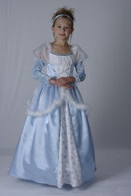 костюм Принцессы голубой, M 128-134см