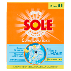 Засіб для чищення пральної машини Sole Cura з екстрактом лимона 2 x 250 мл
