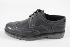 Туфли мужские броги prodotto Italia 1515м 29 см 43 р темно-серый 1516