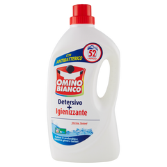 Гель для прання Omino Bianco Detersivo + Igienizzante 52 прання 2600 мл
