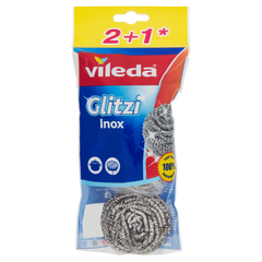Спіраль для миття посуди Glitzi Inox Vileda 3 шт
