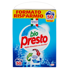 Порошок для прання BIO PRESTO Polvere універсальний 50 праннів 2.75 кг