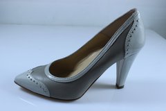 Туфли на каблуке MODA di FAUSTO 35 р 23.5 см светло-серый 2293