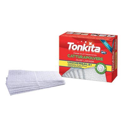 Салфетки для уборки пыли arix Tonkita запаски к швабре (22.5-28.5) 20шт