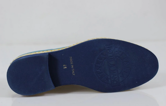 Туфлі чоловічі броги D'ANNA 5247м 40 р 27 см блакитний 5248