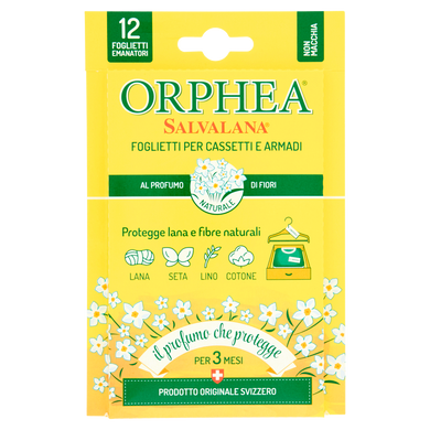 Засіб проти молі ORPHEA з квітковим запахом 12 шт