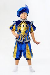 Карнавальний костюм Принца синій 116