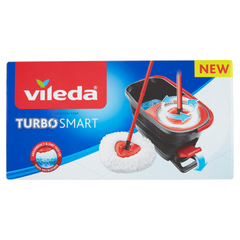 Комплект швабра та відро з віджимом Vileda Turbo Smart Sistema