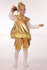 костюм Дзвіночка золотий, 104-110см