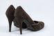 Туфли на каблуке cristian daniel 35 р 23.5 см темно-коричневый 0028