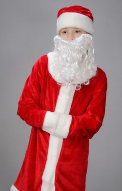 костюм Деда Мороза красный, 134-140см