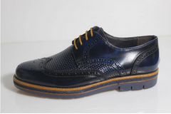 Туфлі чоловічі броги Piccadilly 2893м 28.5 см 42 р темно-синій 2894