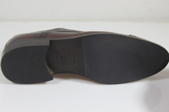 Туфли мужские оксфорды BRAWN'S 2594м 29.5 см 44 р темно-коричневый 2594