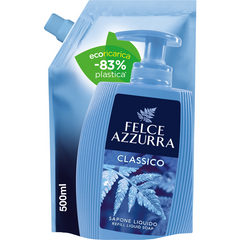 Мыло жидкое запаска PAGLIERI - Felce Azzurra Liquid-Soap CLASSICO 500мл