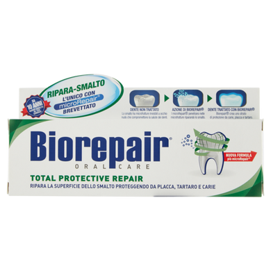 Зубна паста Biorepair Total Protective Repair Тотальний захист і відновлення поверхні емалі 75 мл