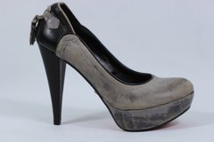 Туфлі на підборах prodotto Italia 36 р 24 см сірий 0152