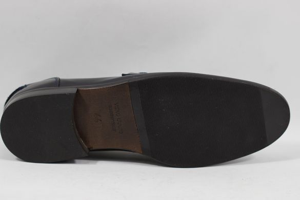Туфлі чоловічі лофери ADONIS 44 р 29.5 см темно-синій 4913