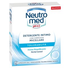 Інтимний очищуючий засіб Neutromed pH 4.5 із заспокійливим з міцелярним комплексом для чутливої шкіри 200 мл