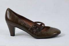 Туфлі на підборах MANOLA 39 р 25.5 см коричневий 0146