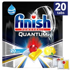 Таблетки для посудомоечных машин finish Powerball Quantum все в одном 20 шт