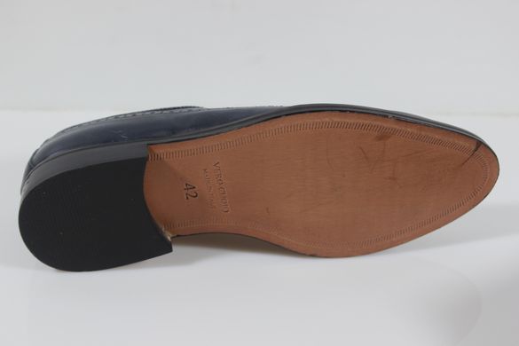 Туфли мужские броги prodotto Italia 2919м 28.5 см 42 р темно-синий 2919