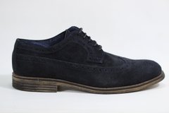 Туфлі чоловічі броги BRAWN'S 5931M 39 р 26.5 см темно-синій 5931