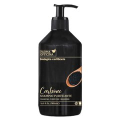 Шампунь для волосcя очищаючий  Farma Officina  Carbone 500 мл.