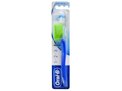 Зубная щетка ORAL-B® 1 2 3 Medium Blue  1шт