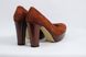 Туфли женские на каблуке Via Roma 6031M 36 р 24 см ореховый 6031