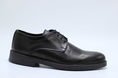 Туфлі чоловічі дербі Made in Italy 42 р. 28.5 см чорні 8135