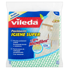 Салфетки из микрофибры для пола Pavimenti Igiene Super Vileda 3 шт