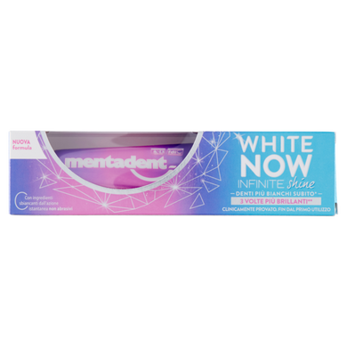Зубная паста Mentadent White Now Infinite shine  75 ml