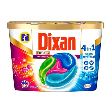 Капсули для прання DIXAN Discs Multicolor 13 шт