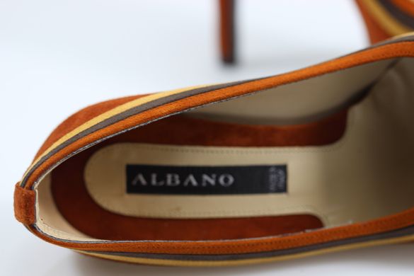 Туфли на каблуке ALBANO 35 р 23.5 см ореховый 4783