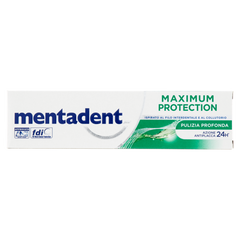 Зубна паста mentadent Maximum Protection Pulizia Profonda проти утворення зубного нальоту 75 ml