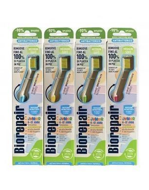 Зубная щетка BIOREPAIR JUNIOR 6/12 лет средней мягкости 1шт