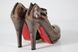 Туфлі жіночі prodotto Italia 37 р 24.5 см темно-коричневий 4193