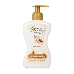 Антибактериальное мыло-крем для рук SAPONE CREMA LATTE DI MANDORLA CON ANTIBATTERICO EROGATORE 300 ML
