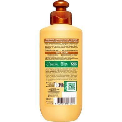 Garnier Ultra Dolce Honey Treasures: крем для укладки и термозащита &laquo;2 в 1&raquo; для ослабленных и поврежденных волос, 200 мл