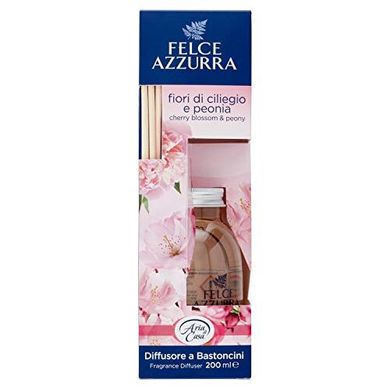 Аромодиффузор Felce Azzurra аромат тальку і вишневого цвіту 200 мл