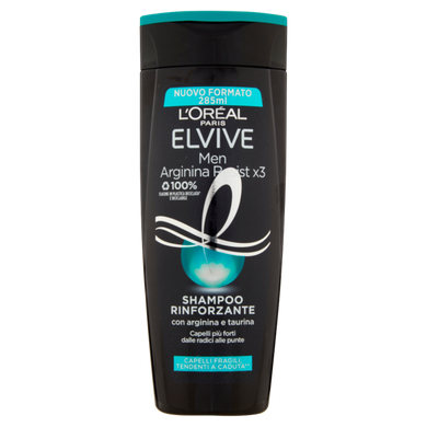 Шампунь L'Oréal Paris Shampoo 2in1 Elvive Arginine Men, для поврежденных волос, 285 мл
