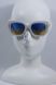 Сонцезахисні окуляри Квадратні See Vision Італія 6138G колір лінзи блакитний градієнт 6141