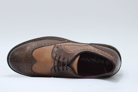 Туфлі чоловічі броги  Pregunta  7244м 28.5 см 42 р коричневий 7244