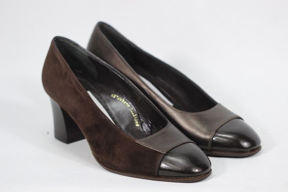 Туфлі жіночі prodotto Italia 5490m 34 р 23 см темно-коричневий 5490