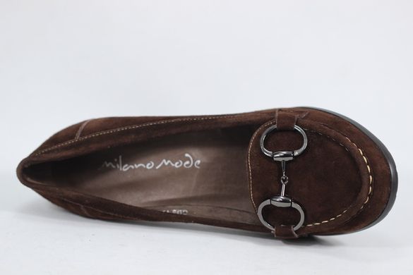 Туфлі жіночі Milano Mode 5389m 36 р 24 см темно-коричневий 5389