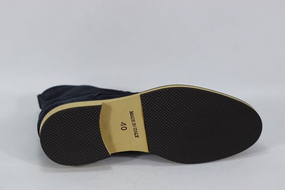 Ботинки мужские броги prodotto Italia 5340m 40 р 26.5 см темно-синий 5340